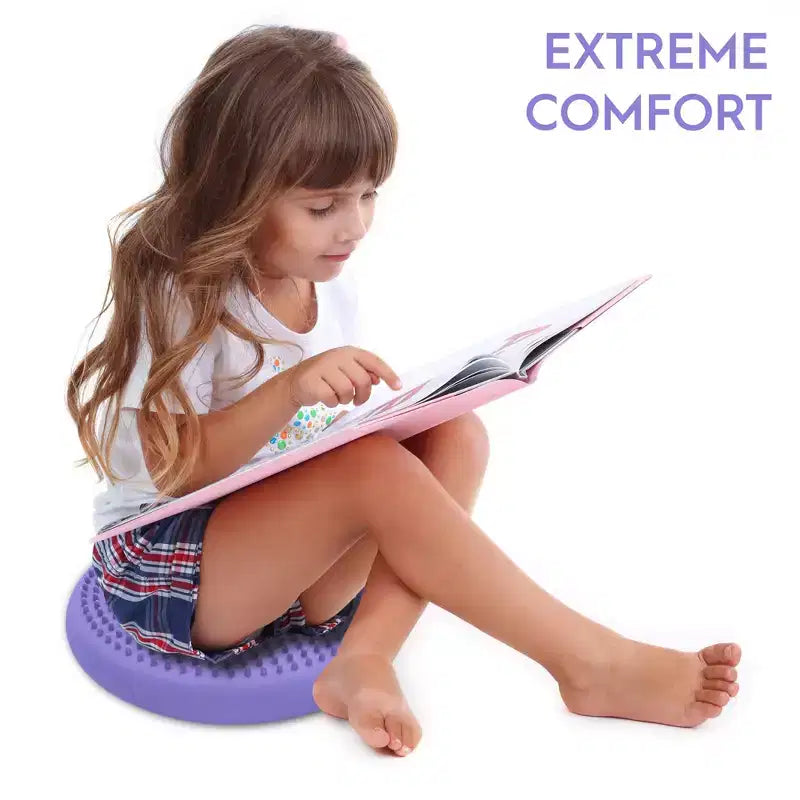 Cuscino sensoriale Bouncyband Little Wiggle Seat, Viola