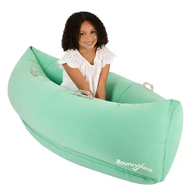 Bouncyband Comfy Hugging Peapod, Bozzolo Sensoriale, 60, per bambini dai 6 ai 12 anni e alti fino a 90-150 cm, verde