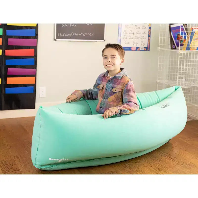 Bouncyband Comfy Hugging Peapod, Bozzolo Sensoriale, 60, per bambini dai 6 ai 12 anni e alti fino a 90-150 cm, verde