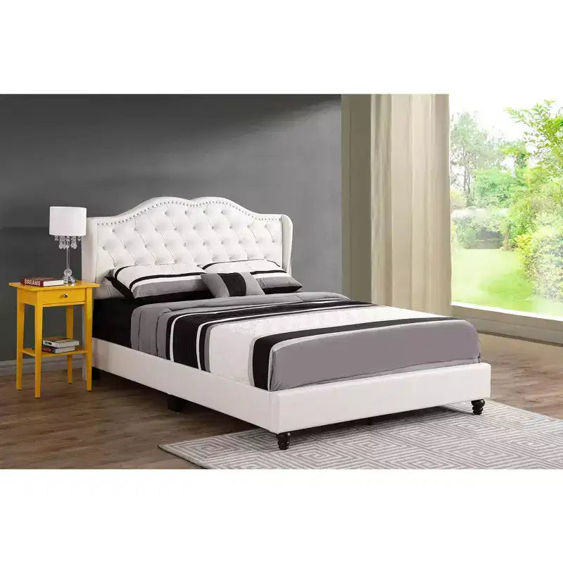 Passion Furniture Joy Jewel Letto a pannelli trapuntato Queen