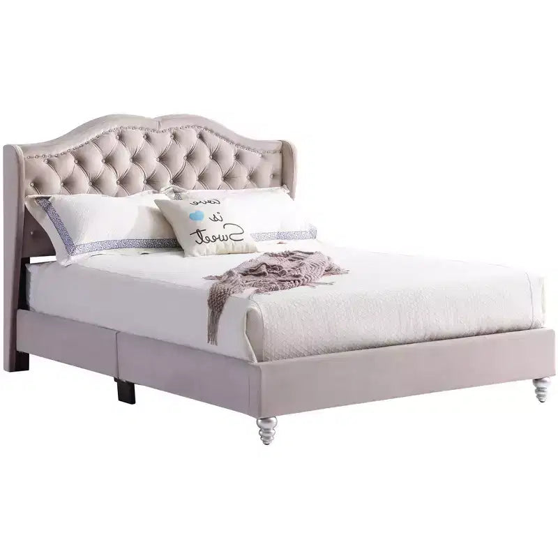 Passion Furniture Joy Jewel Letto a pannelli trapuntato Queen
