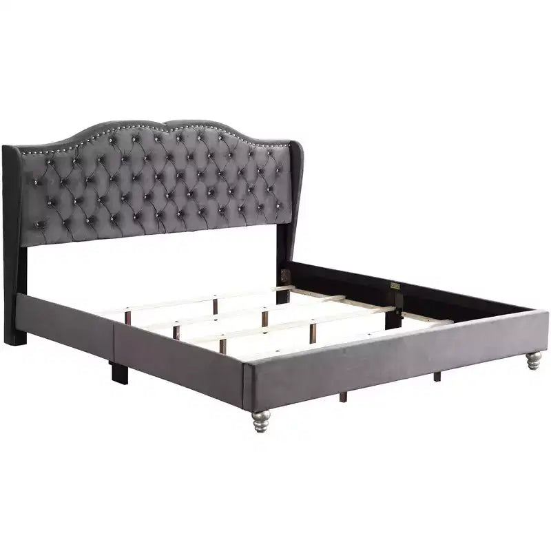 Passion Furniture Joy Jewel Letto a pannelli trapuntato Queen