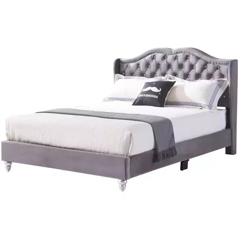 Passion Furniture Joy Jewel Letto a pannelli trapuntato Queen