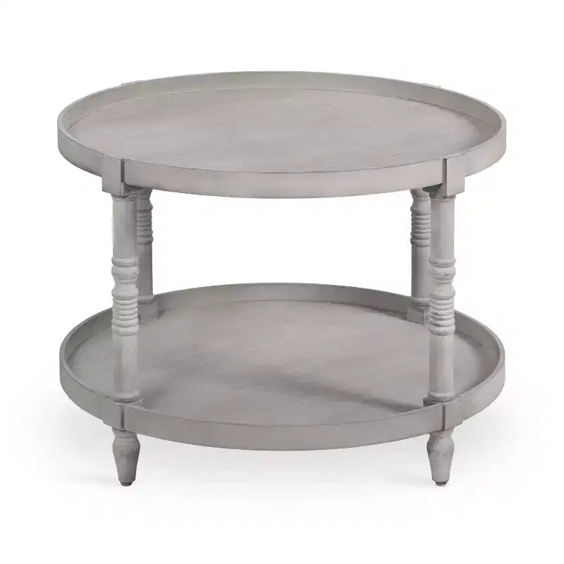Tavolino rotondo in legno Kate and Laurel Bellport