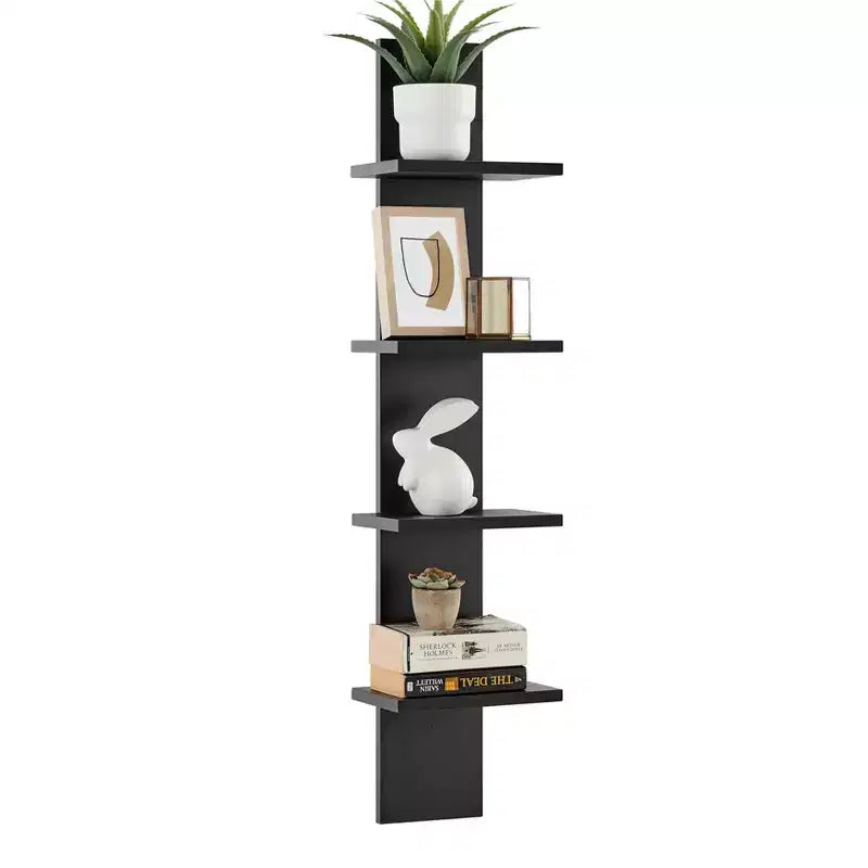 Scaffale a colonna con struttura a spina, 4 ripiani, 39,5 x 9, linea Utility - Danya B.