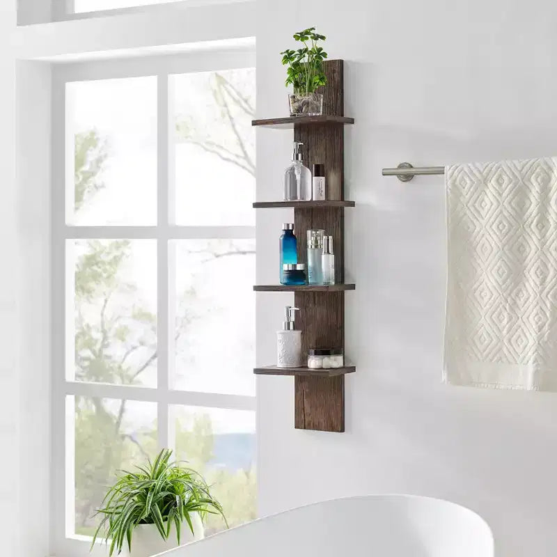 Scaffale a colonna con struttura a spina, 4 ripiani, 39,5 x 9, linea Utility - Danya B.