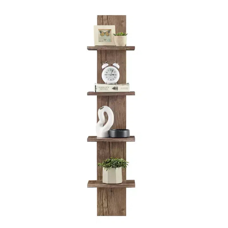 Scaffale a colonna con struttura a spina, 4 ripiani, 39,5 x 9, linea Utility - Danya B.