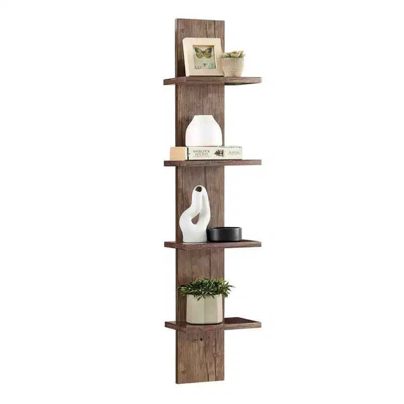 Scaffale a colonna con struttura a spina, 4 ripiani, 39,5 x 9, linea Utility - Danya B.