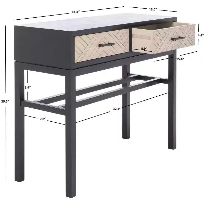 Consolle a 2 cassetti Ajana - CNS5709 -Safavieh