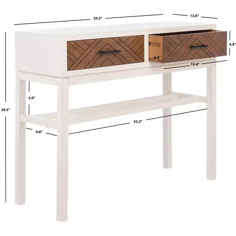Consolle a 2 cassetti Ajana - CNS5709 -Safavieh
