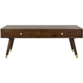 Levinson Gold Cap Coffee Table - Safavieh