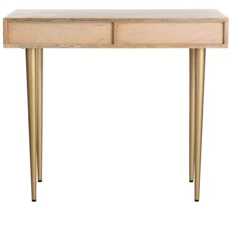 Scrivania Leni - DSK9003 - Naturale/Ottone - Safavieh