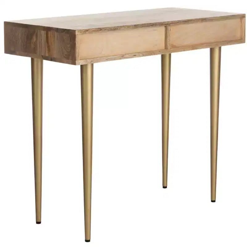 Scrivania Leni - DSK9003 - Naturale/Ottone - Safavieh