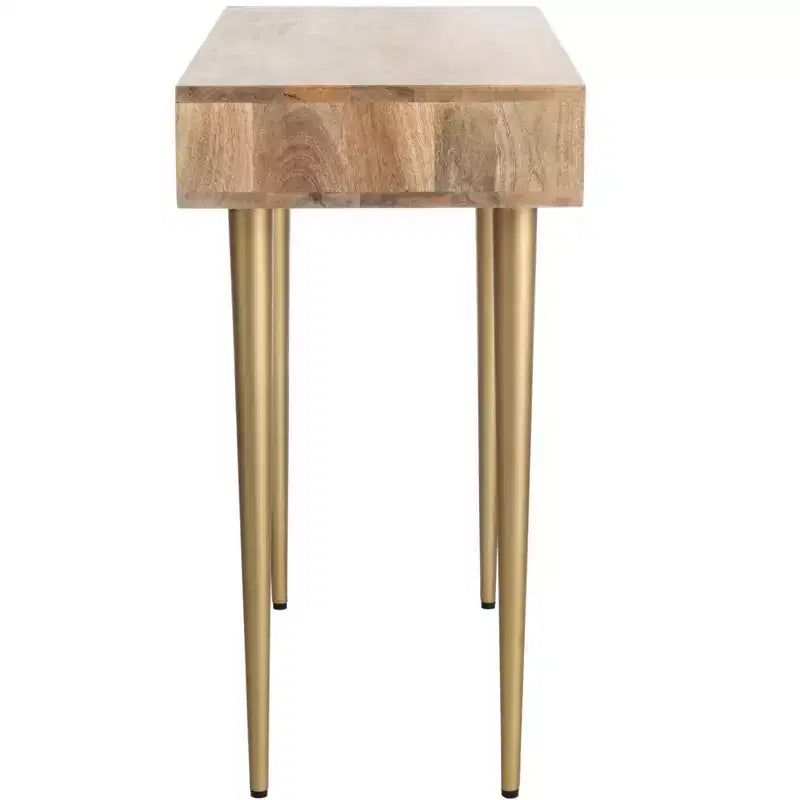 Scrivania Leni - DSK9003 - Naturale/Ottone - Safavieh