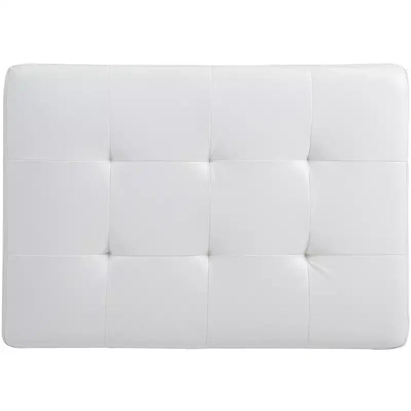 Passion Furniture Revere pouf contenitore imbottito in ecopelle