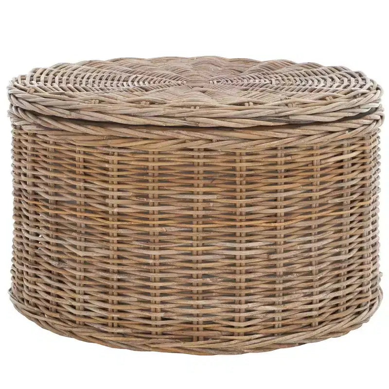 Jesse Wicker Storage Coffee Table - Safavieh