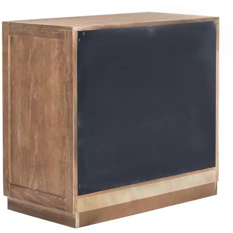 Cassettiera Kenta a 3 cassetti - CHS6415 - Rovere rustico/Lino beige - Safavieh