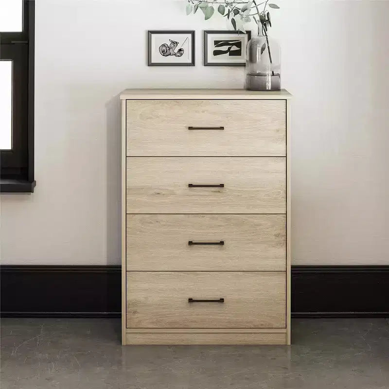 Cassettiera a 4 cassetti Pearce della collezione BrEZ Build di Ameriwood Home