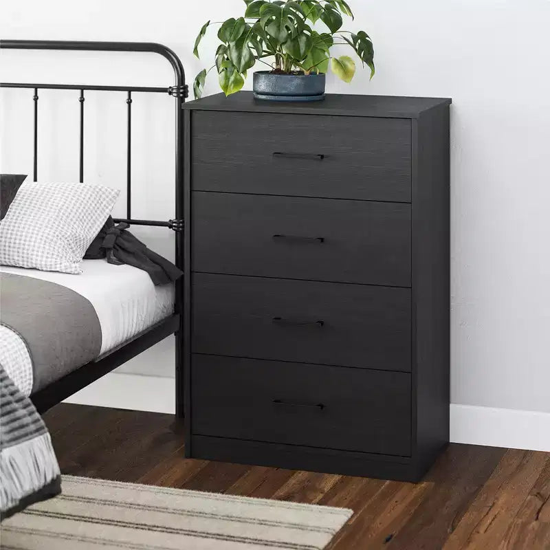 Cassettiera a 4 cassetti Pearce della collezione BrEZ Build di Ameriwood Home