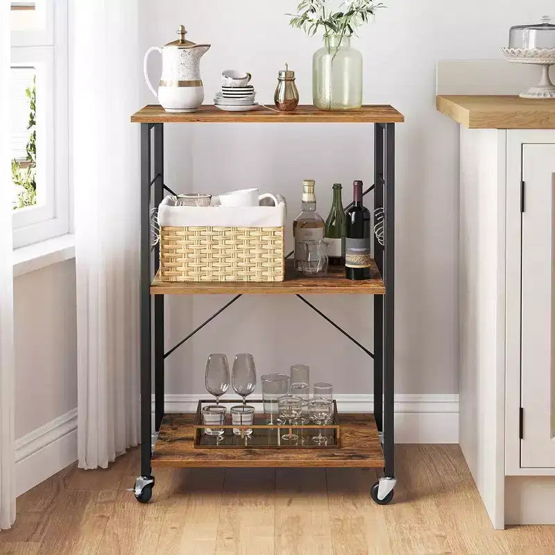 VASAGLE Scaffale da Cucina su Ruote