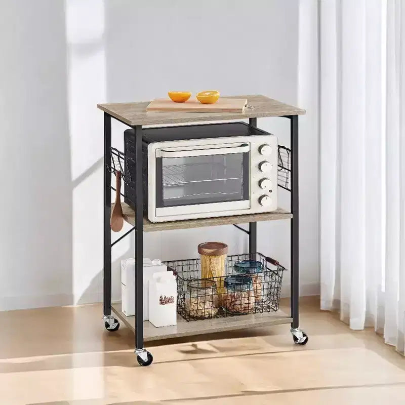 VASAGLE Scaffale da Cucina su Ruote