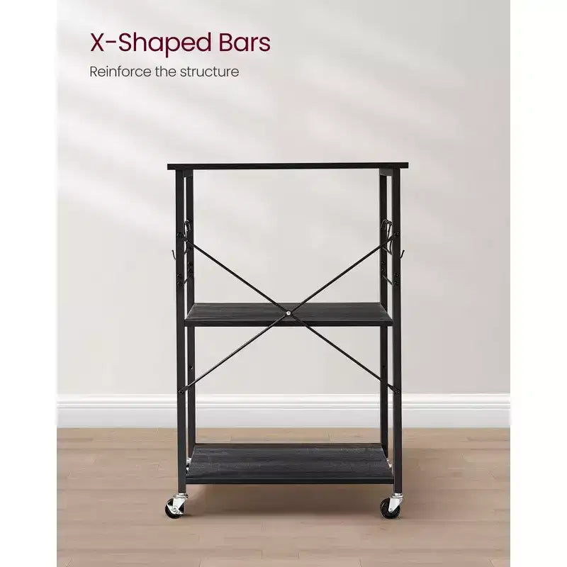 VASAGLE Scaffale da Cucina su Ruote
