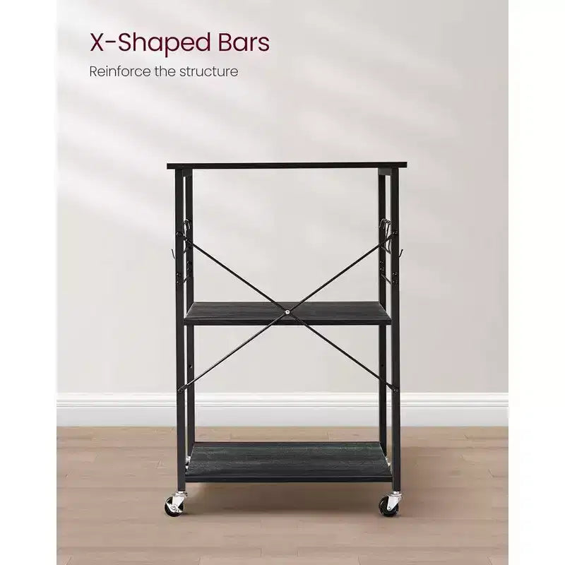 VASAGLE Scaffale da Cucina su Ruote