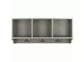 Alice Wall Shelf With Storage Compartments and Coat Hangers - AMH6566 - Safavieh