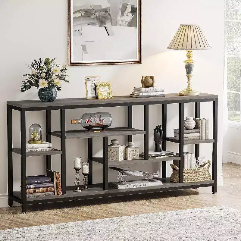 Tribesigns 70,9 Tavolo Consolle Extra Lungo a 3 Livelli