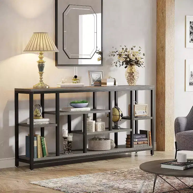 Tribesigns 70,9 Tavolo Consolle Extra Lungo a 3 Livelli