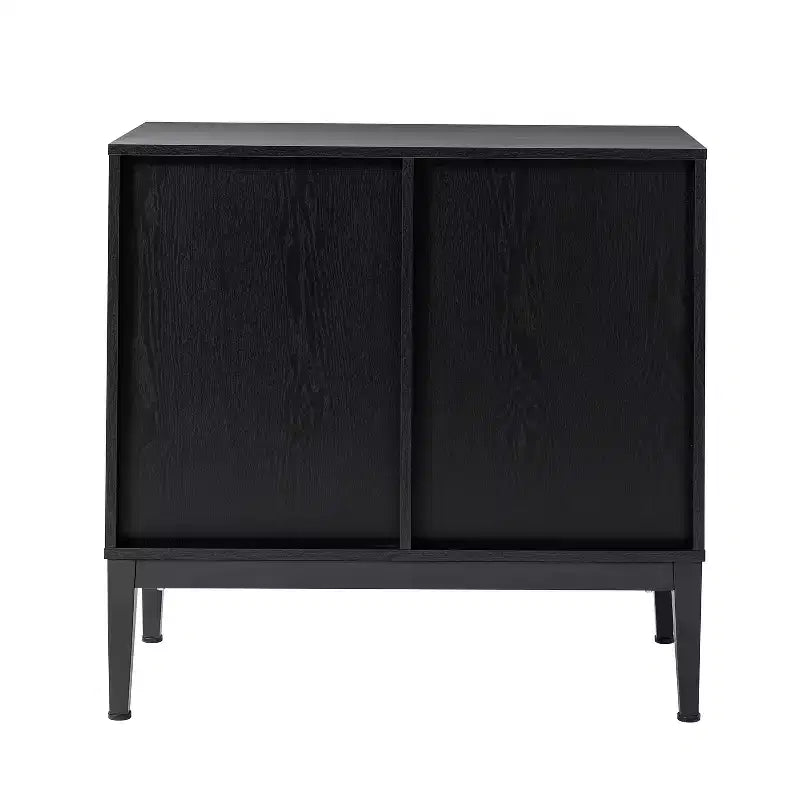 Jakob Mobile Contenitore Moderno 32" di Altezza con Elemento a Spina di Pesce e 2 Ante|Karat Home