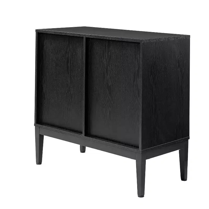 Jakob Mobile Contenitore Moderno 32" di Altezza con Elemento a Spina di Pesce e 2 Ante|Karat Home