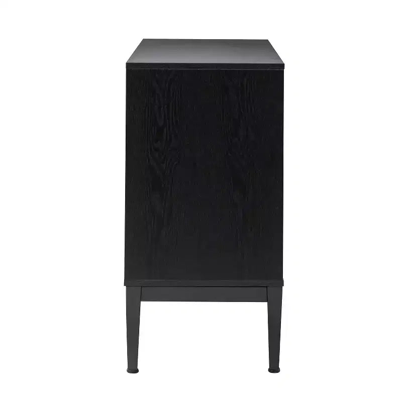 Set di 2 mobili contenitori moderni Jakob 32Tall con elemento a spina di pesce a 2 ante | Karat Home