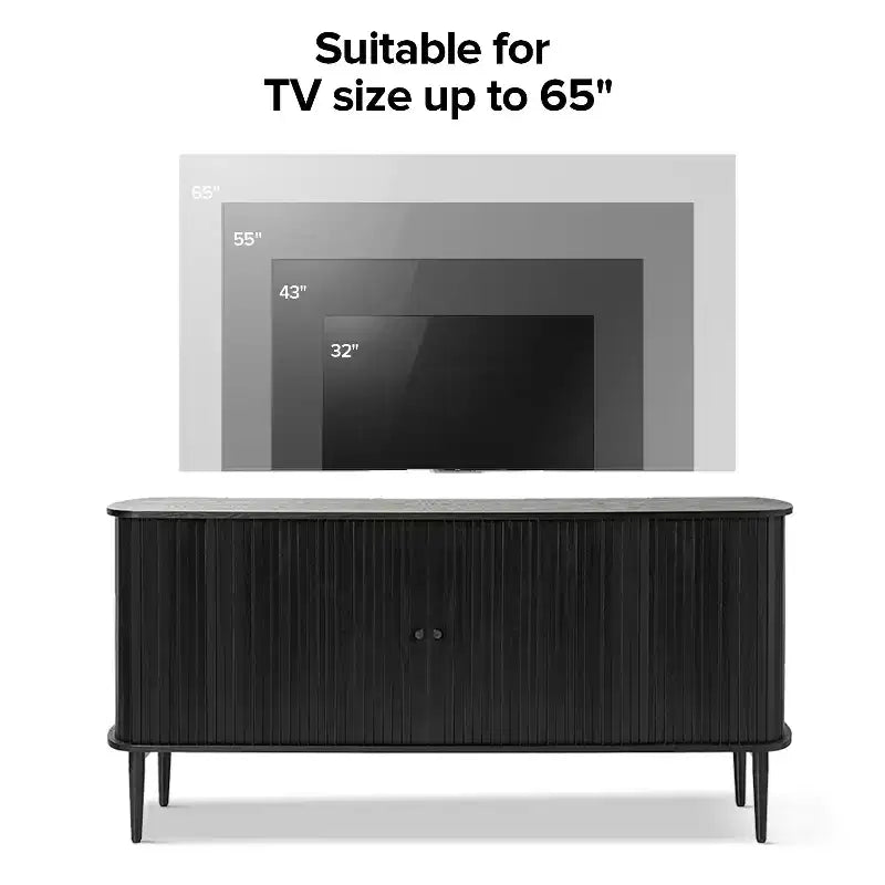 Werrer 63Wide Moderna credenza con ripiano regolabile | HULALA HOME