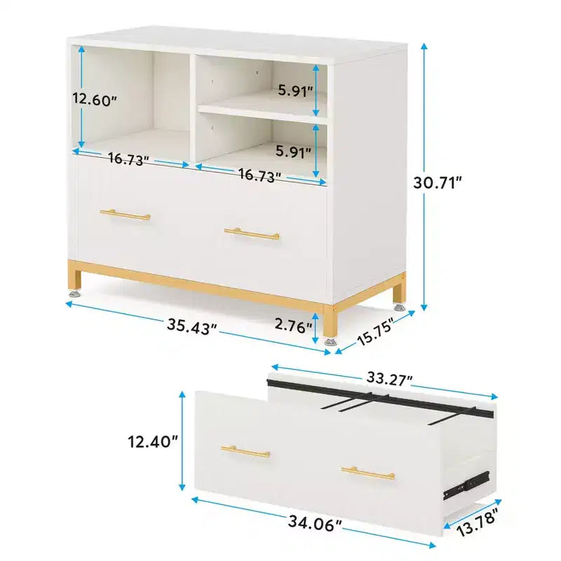 Classificatore laterale Lantine da 35,4 pollici