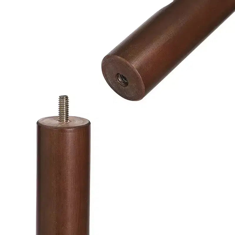 VASAGLE Appendiabiti in legno massello con 8 ganci, appendiabiti da ingresso in legno con base quadrata stabile, 3 opzioni di altezza, per ufficio