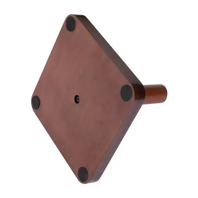 VASAGLE Appendiabiti in legno massello con 8 ganci, appendiabiti da ingresso in legno con base quadrata stabile, 3 opzioni di altezza, per ufficio