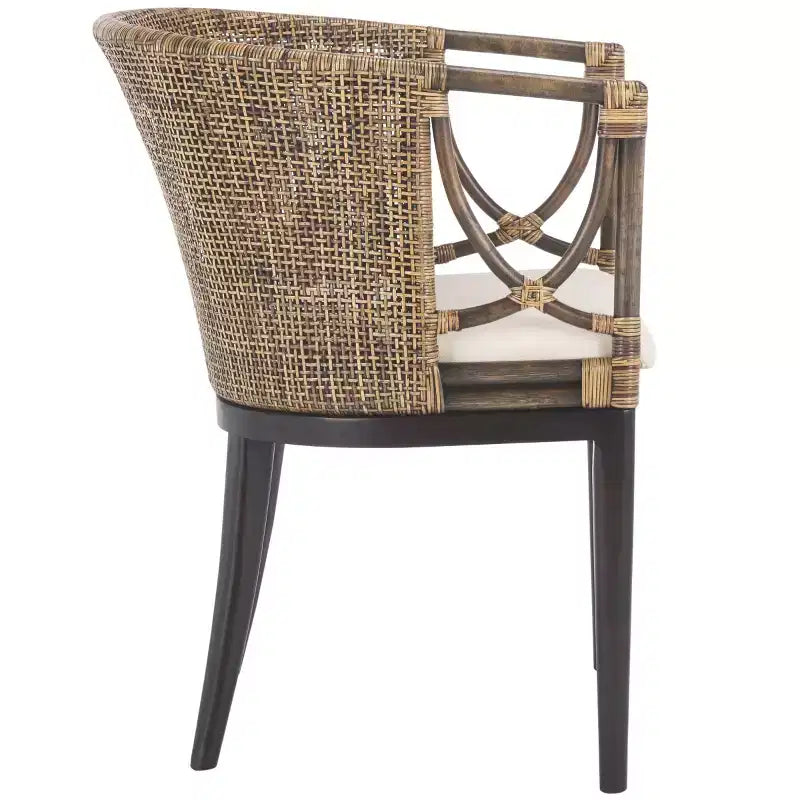 Poltrona Beningo - SEA4001 - Marrone/Bianco - Safavieh