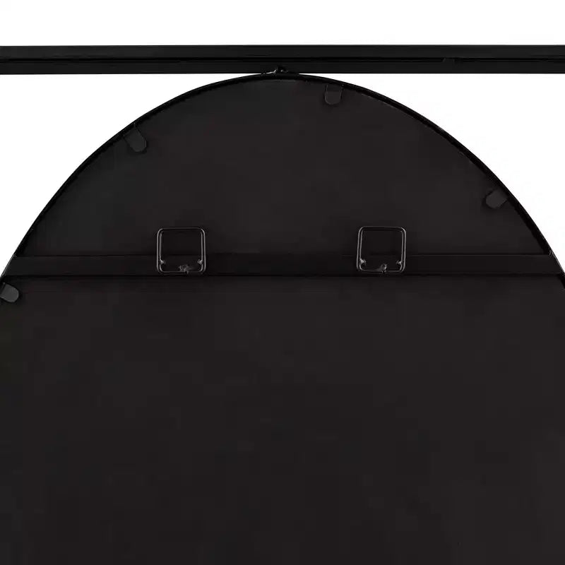 Specchio da parete ovale Uttermost Cameo in raso nero 23 3/4 x 33 3/4