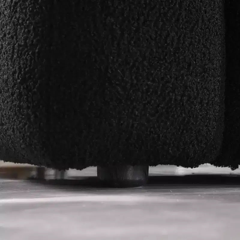 Divano in tessuto bouclé con due cuscini, divano Marshmallow a 3/2 posti - ModernLuxe