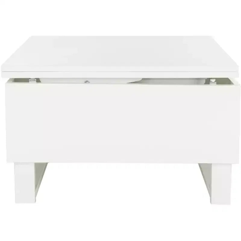 Vanna Lift - Top Coffee Table - FOX2233A - White - Safavieh Couture