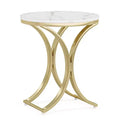 Lantine Small C Leg Round End Table