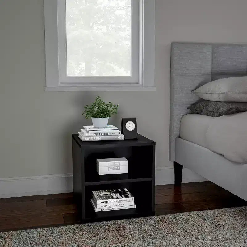 Tavolino impilabile modulare a cubo Hasting Home con ripiani