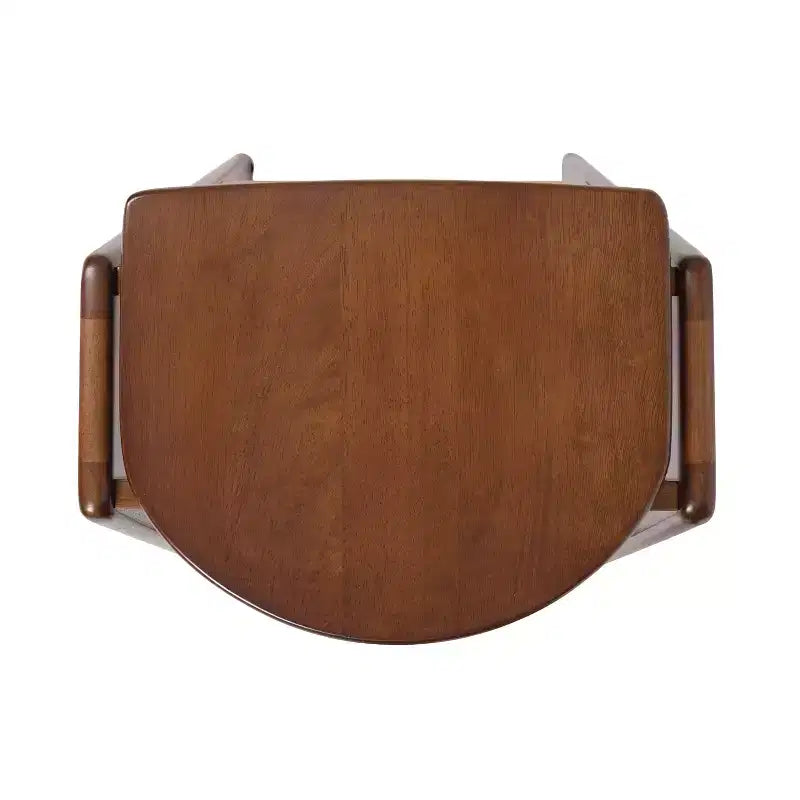 Sgabello da bar in legno Kate e Laurel Morreau, 17x20x29, marrone noce
