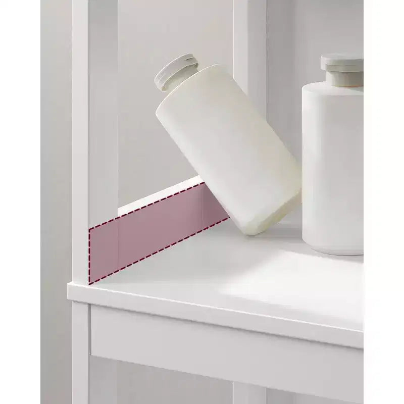 VASAGLE Armadietto a Terra per Bagno, Mobiletto Contenitore per Bagno, Scaffale Organizer, Unità Angolare Multifunzionale a 2 Cassetti