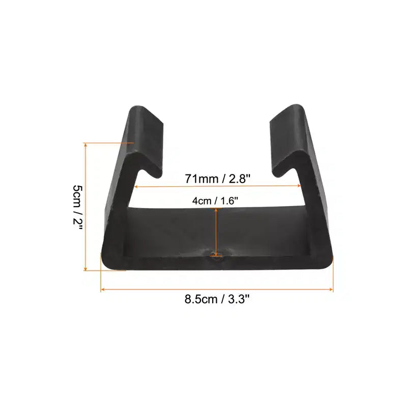 Unique Bargains Clip Fissaggio Sedia Connessione Fissa Mobili da Esterno per Patio, Nero