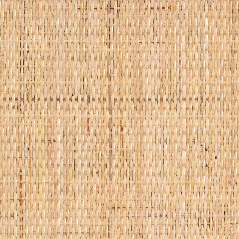 bali & pari Comodino Oleta moderno bohémien con 2 cassetti in rattan marrone naturale