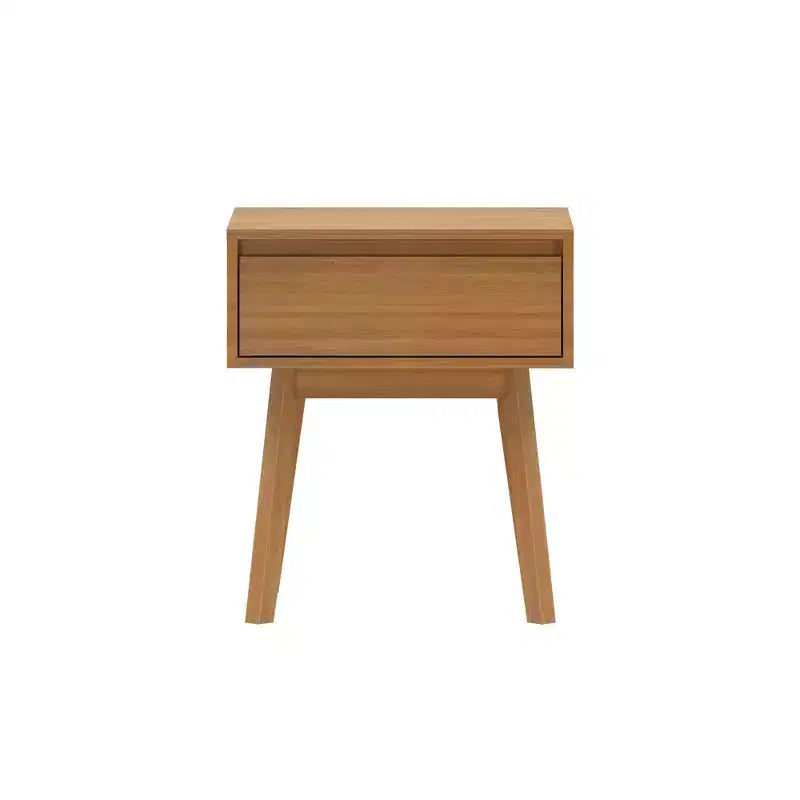 Max & Lily Comodino scandinavo, Comodini laterali in legno con cassetto portaoggetti per camera da letto