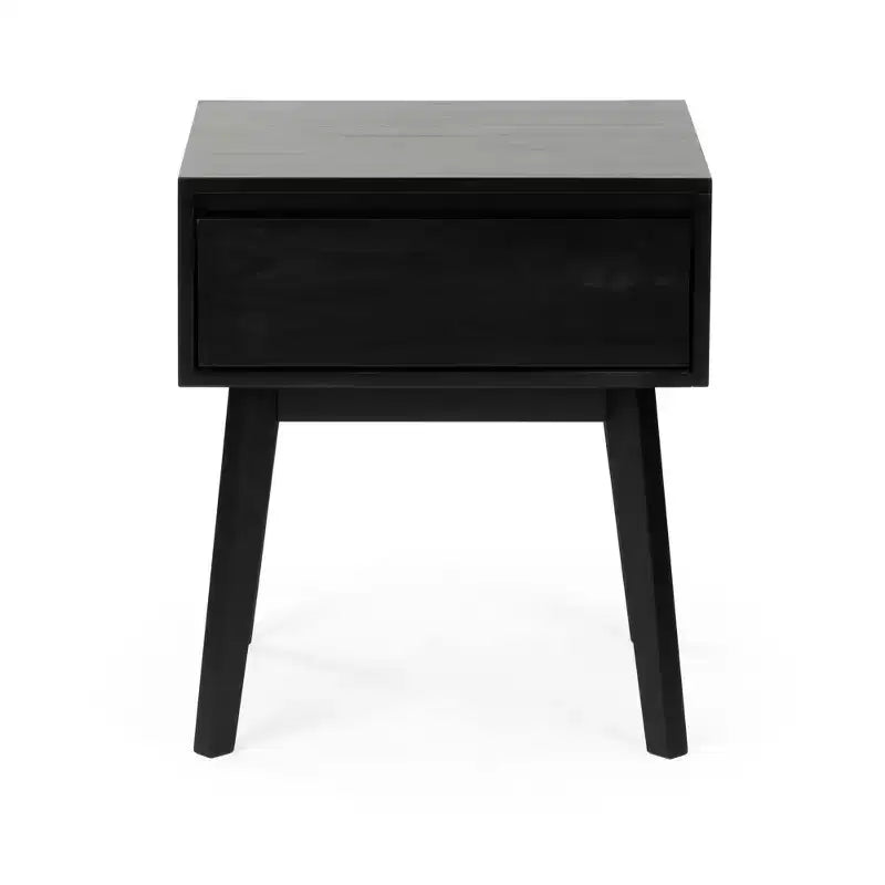 Max & Lily Comodino scandinavo, Comodini laterali in legno con cassetto portaoggetti per camera da letto
