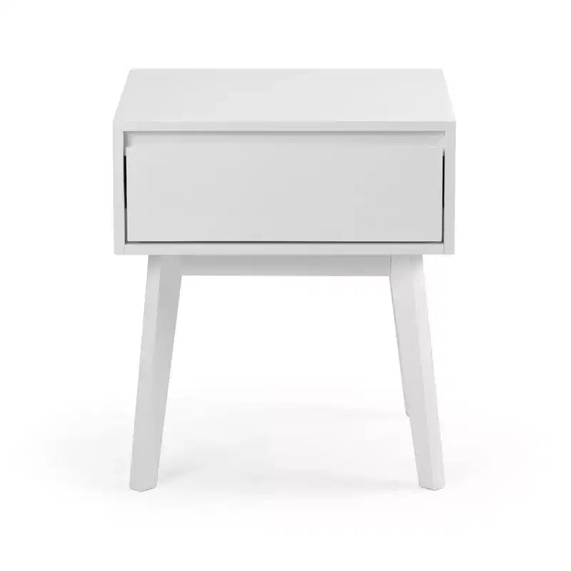 Max & Lily Comodino scandinavo, Comodini laterali in legno con cassetto portaoggetti per camera da letto